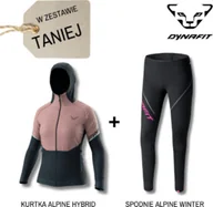 Kurtki i kamizelki sportowe damskie - DYNAFIT Zestaw na zimę dla Niej: kurtka Alpine Hybrid Jacket + spodnie Alpine Winter Tight - miniaturka - grafika 1