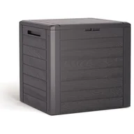 Skrzynie ogrodowe - Skrzynia Ogrodowa - Domowa Woodebox 140L Brąz - miniaturka - grafika 1