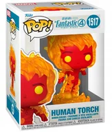 Figurki dla dzieci - FUNKO POP! Vinyl Figure: Marvel: The Fantastic Four: First Steps - Human Torch - miniaturka - grafika 1
