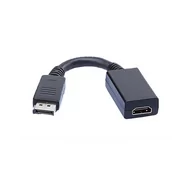 Kable komputerowe i do monitorów - Art Adapter Display Port - HDMI AL-84, 0.15 m - miniaturka - grafika 1