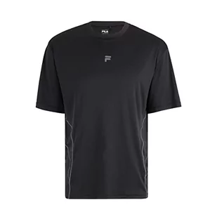 FILA Ronchin Oversized t-shirt męski, czarny, M - Koszulki męskie - miniaturka - grafika 1