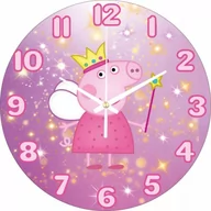 Zegary - Zegar Ścienny Dla Dzieci Świnka Peppa 30Cm Prezent - miniaturka - grafika 1