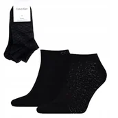 Skarpetki damskie - CALVIN KLEIN Skarpety Męskie 2p. BLACK ONE SIZE - miniaturka - grafika 1