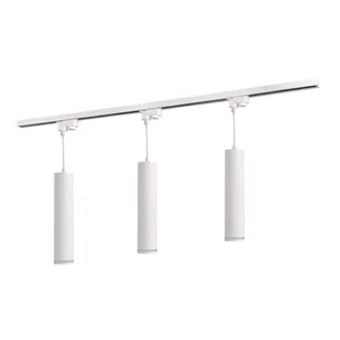 Zestaw szynowy GOLD PARIS biały 3 x oprawy wiszące GU10 + szyna 1m. - Akcesoria do oświetlenia - miniaturka - grafika 1