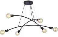 Lampy sufitowe - TK Lighting Nowoczesna lampa wisząca HELIX 2726 czarna TK2726 - miniaturka - grafika 1