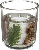 Świece - Świeca żelowa ze świątecznym wzorem, 90 g - miniaturka - grafika 1