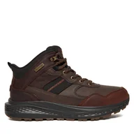Botki męskie - Trzewiki Skechers Slade Ultra 211182 RDBR Brązowy - miniaturka - grafika 1