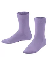 Skarpetki damskie - FALKE Uniseks - dzieci Skarpety Family K SO Zrównoważona Bawełna jednokolorowe 1 Para, Fioletowy (Lupine 6903), 19-22 (1-2 lata) - miniaturka - grafika 1
