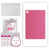 Akcesoria do tabletów i e-booków - folia naklejka skórka strukturalna na TYŁ do Lenovo Tab M10 3rd Gen WIFI - Carbon Różowy - apgo SKINS - miniaturka - grafika 1