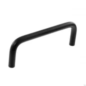 Zawiasy, okucia i inne akcesoria - Uchwyt meblowy podłużny 7353 128 Metalowy czarny - miniaturka - grafika 1