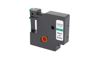 Zamiennik taśmy DYMO D1 45019 12mm zielona/czarny - Etykiety do drukarek - miniaturka - grafika 3
