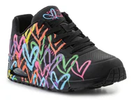 Sneakersy damskie - Skechers Highlight Love 177981/BKMT Black/Multi - miniaturka - grafika 1