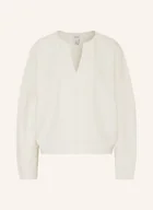 Swetry damskie - Calvin Klein Koszulka Oversize Z Długim Rękawem weiss - miniaturka - grafika 1