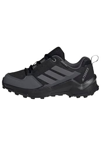 adidas Uniseks - dzieci Terrex Ax4R RAIN.RDY Hiking Shoes Kids, Core Black/Grey Four/Grey Six, 34 EU