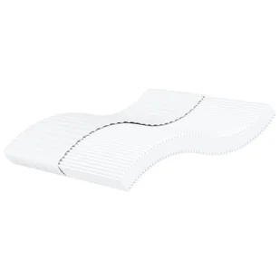 vidaXL Materac piankowy, biały, 180x220 cm, twardość H2/H3 - Materace - miniaturka - grafika 1