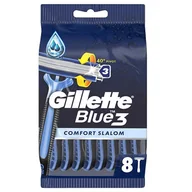 Maszynki do golenia i wkłady - Gillette Blue 3 Comfort Slalom maszynki do golenia 8szt - miniaturka - grafika 1