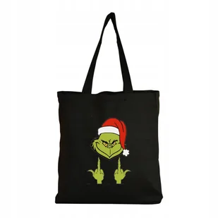Eko Torba na ramię Na Zakupy Shopper Torebka Grinch Święta Prezent Mikołaj - Torby i wózki na zakupy Eko Torba na ramię Na Zakupy Shopper Torebka Grinch Święta Prezent Mikołaj - Torby i wózki na zakupy - miniaturka - grafika 1