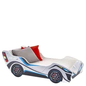 Łóżka dla dzieci i młodzieży - Łóżko Dziecięce z Półką i Materacem Lambo Halmar Wielobarwny - miniaturka - grafika 1