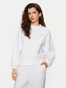 Lacoste Bluza SF5614 Biały Oversize - Bluzy damskie - miniaturka - grafika 1