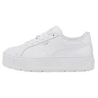 Buty trekkingowe damskie - Buty sportowe Casual Damskie Puma Karmen L Biały - miniaturka - grafika 1