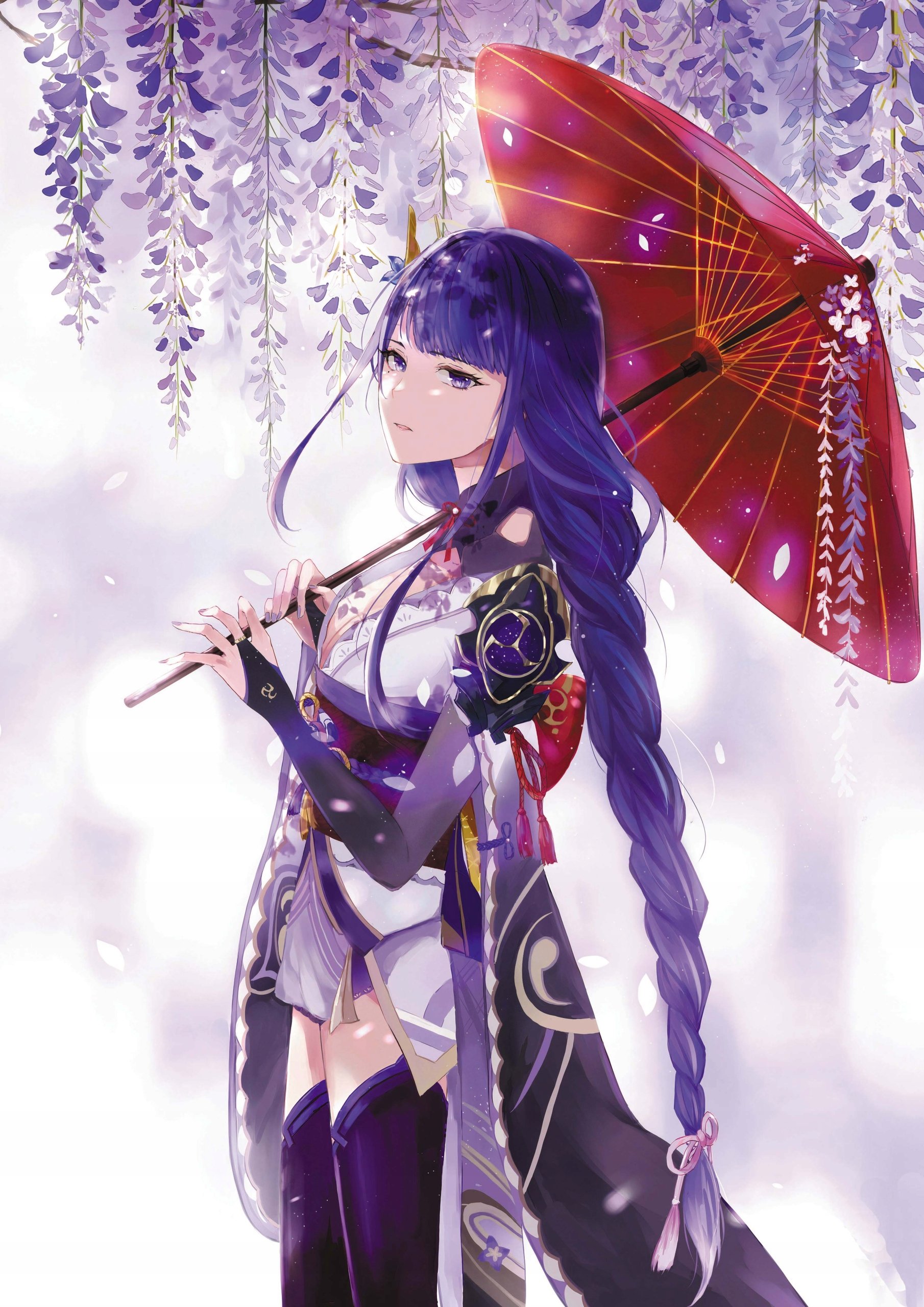 Plakat A1 Genshin Impact Raiden Shogun (Ei, Baal)