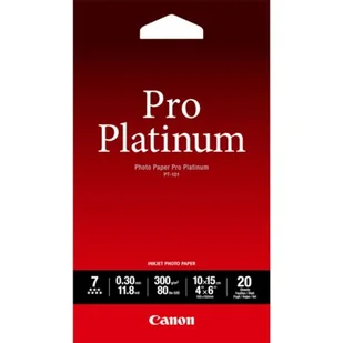 Canon papier fotograficzny PT-101 4X6 CALI 20SZT (2768B013) - Papier do drukarek - miniaturka - grafika 1