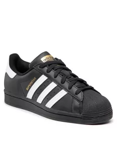 Adidas Buty Superstar J EF5398 Czarny - Trampki męskie - miniaturka - grafika 1