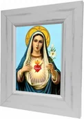 Ikony i obrazy sakralne - Serce Maryi, obraz ceramiczny - miniaturka - grafika 1