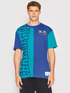 Koszulki męskie - Mitchell&Ness T-Shirt TCRW1226 Fioletowy Relaxed Fit - grafika 1