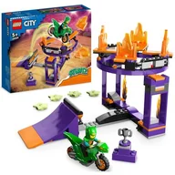 Klocki - LEGO City Wyzwanie kaskaderskie - rampa z kołem do przeskakiwania 60359 - miniaturka - grafika 1