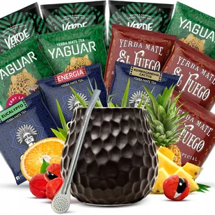 Zestaw startowy Yerba Mate Tykwa Bombilla 12x - Yerba Mate - miniaturka - grafika 2