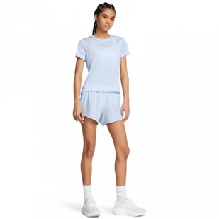 Damskie spodenki do biegania Under Armour UA Fly By 3'' Shorts - niebieskie - UNDER ARMOUR - Spodnie sportowe damskie - miniaturka - grafika 1