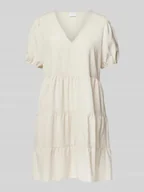 Sukienki - Sukienka mini z dołem obszytym falbaną model ‘PRISILLA’ - miniaturka - grafika 1