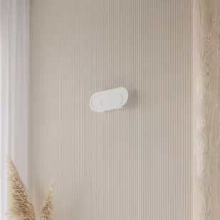 Euluna Elzear kinkiet, owalny, biały - Lampy ścienne - miniaturka - grafika 1