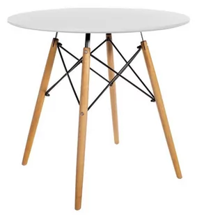 Mufart Mufart Okrągły stół ETT do kuchni jadalni salonu 80cm Biały model_3322_1-TODI-ETX60 - Stoły - miniaturka - grafika 1