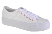 Trampki damskie - Lee Cooper LCW-22-31-0890L damskie trampki białe - miniaturka - grafika 1