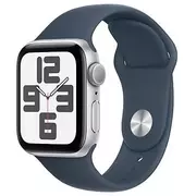 Smartwatch - Apple Watch SE 2 GPS 44mm Aluminium Sport  S/M Niebieski - miniaturka - grafika 1