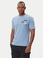 Koszulki męskie - Napapijri T-Shirt S-Montepiana NP0A88SV Niebieski Regular Fit - miniaturka - grafika 1