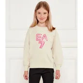 Bluzy dla dziewczynek - EA7 Bluza | Regular Fit - miniaturka - grafika 1