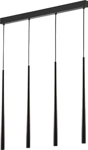 Lampa wisząca Orno TABUNG 4P, lampa wisząca, G9 max.6W, czarna - Lampy sufitowe - miniaturka - grafika 1