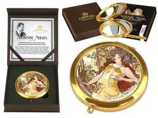 Lusterko otwierane kosmetyczne lustereczko małe - Lusterka do makijażu - miniaturka - grafika 1