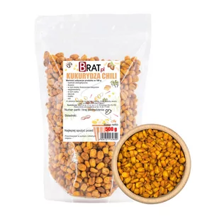 Kukurydza prażona chili 500g - Chipsy - miniaturka - grafika 1