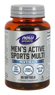 Now Foods NOW MEN ACTIVE sport( 90 kap) - Witaminy i minerały dla sportowców - miniaturka - grafika 1