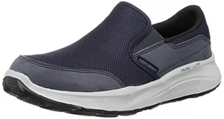 Trampki męskie - Skechers Męskie trampki 232515 NVY, granatowa siatka/Duraleather/Trim, 14 UK - grafika 1