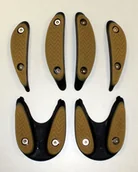 Buty rowerowe - Giro Obcasy do butów mtb GIRO WALKING PAD black gum roz.37 - miniaturka - grafika 1