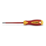 Śrubokręty - GTV Hogert Wkrętak płaski izolowany 4x100mm, 1000V, stal S2, HT1S904 HT1S904 - miniaturka - grafika 1