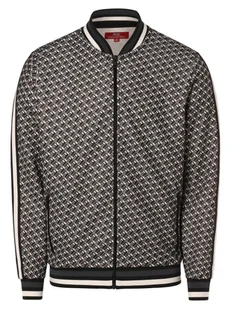 Finshley & Harding London Bluza męska Mężczyźni szary|biały wzorzysty, S - Bluzy męskie - miniaturka - grafika 1
