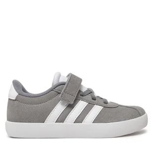 Sneakersy adidas VL Court 3.0 ID9149 Szary - Buty dla chłopców - miniaturka - grafika 1