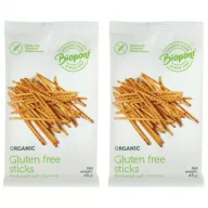 Paluszki - Biopont Paluszki lekko solone bezglutenowe Zestaw 2 x 45 g Bio - miniaturka - grafika 1