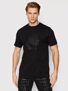 Koszulki męskie - Jagerfeld KARL T-Shirt 755401 521224 Czarny Regular Fit - grafika 1
